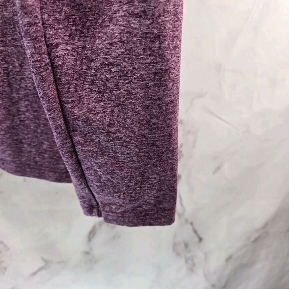 The North Face Shirt Womens Medium Purple Long Sleeve Crew Heathered Tech Hiking - Picture 4 of 9